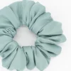 Coletero scrunchie azul turquesa
