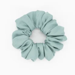 Coletero scrunchie azul turquesa