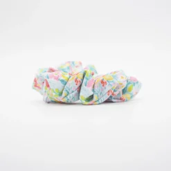 Coletero scrunchie de baño flores tropical