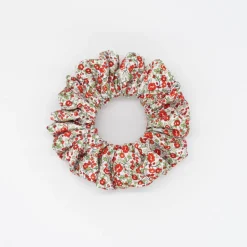 Coletero scrunchie florecitas