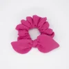 Coletero scrunchie lazo fucsia