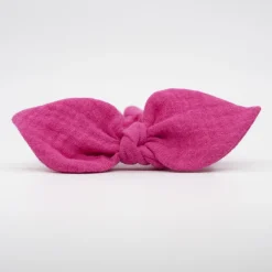 Coletero scrunchie lazo fucsia