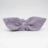 Coletero scrunchie lazo gasa malva topos oro