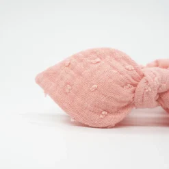 Coletero scrunchie lazo light coral plumeti