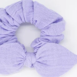 Coletero scrunchie lazo malva