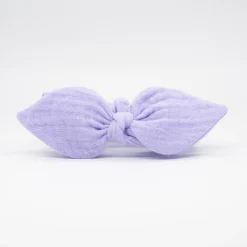 Coletero scrunchie lazo malva