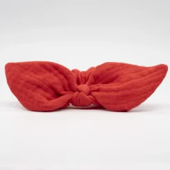 Coletero scrunchie lazo rojo