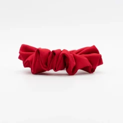 Coletero scrunchie rojo