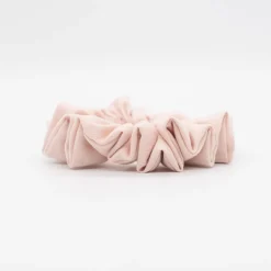 Coletero scrunchie rosa nude