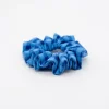 Coletero scrunchie vichy bicolor azulón