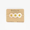 Diadema bebé flores crochet