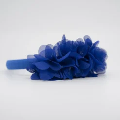 Diadema flor azulón