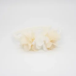 Diadema flor combinada beige