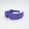 Diadema lazo chloé morado hecha a mano