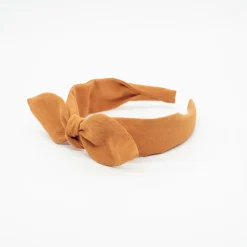 Diadema lazo chloé naranja rústico