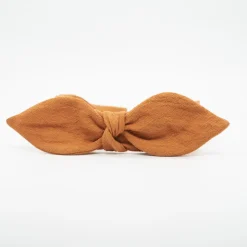 Diadema lazo chloé naranja rústico