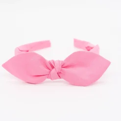 Diadema lazo chloé rosa chicle hecha a mano