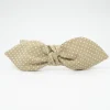 Diadema lazo chloé topos beige hecha a mano