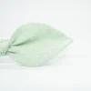 Diadema lazo verde mint topos hecha a mano