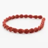 Diadema macramé fina terracota