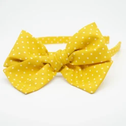Diadema niña Alice amarillo topos