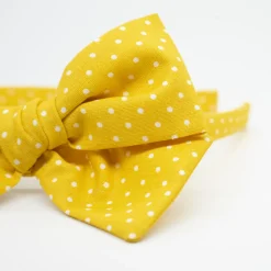 Diadema niña Alice amarillo topos