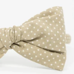 Diadema niña lazo Alice beige topos