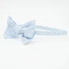 Diadema niña lazo Alice plumeti azul celeste