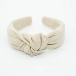 Diadema nudo piedra hecha a mano