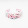 Diadema nudo vichy tricolor