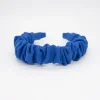 Diadema scrunchie azulón rústico