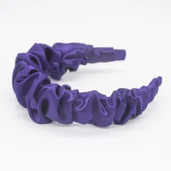 Diadema volumen satén morado