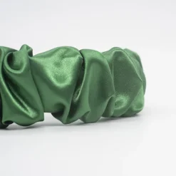 Diadema volumen satén verde