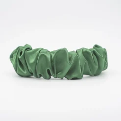 Diadema volumen satén verde