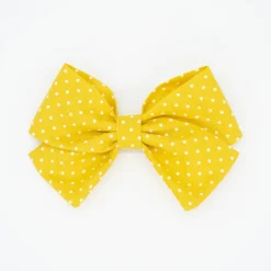 Lazo clásico amarillo topos