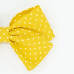 Lazo clásico amarillo topos
