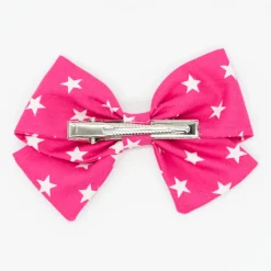 Lazo clásico fucsia estrellas