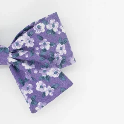 Lazo clásico malva flores acuarela