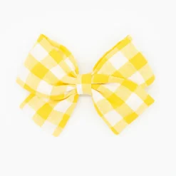 Lazo clásico vichy amarillo