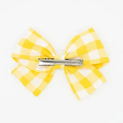 Lazo clásico vichy amarillo