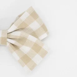 Lazo clásico vichy beige