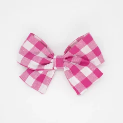 Lazo clásico vichy fucsia