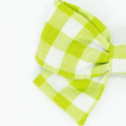 Lazo clásico vichy verde