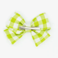 Lazo clásico vichy verde