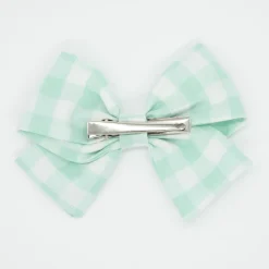 Lazo clásico vichy verde mint