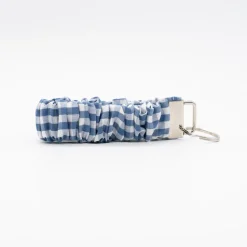 Llavero pulsera scrunchie vichy