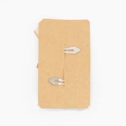 Pack clips mini lacito rosa nude
