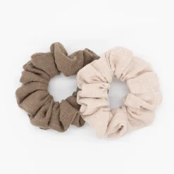 Pack coleteros scrunchies tierra