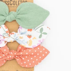 Pack de 3 coleteros lazo flores Liah