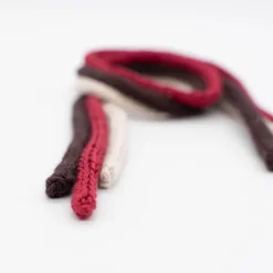 Pack de cordones tricotín marrón chocolate